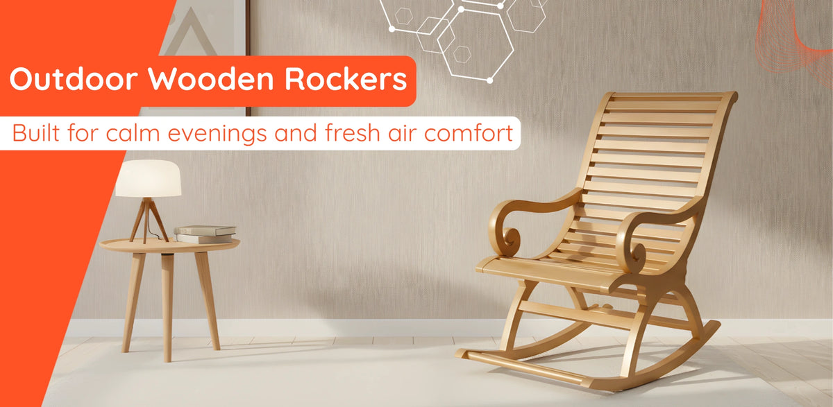 Outdoor Wooden Rocker