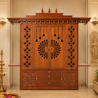 Padmadvara Teak Wood Mandap (Teak) LIfestyle View