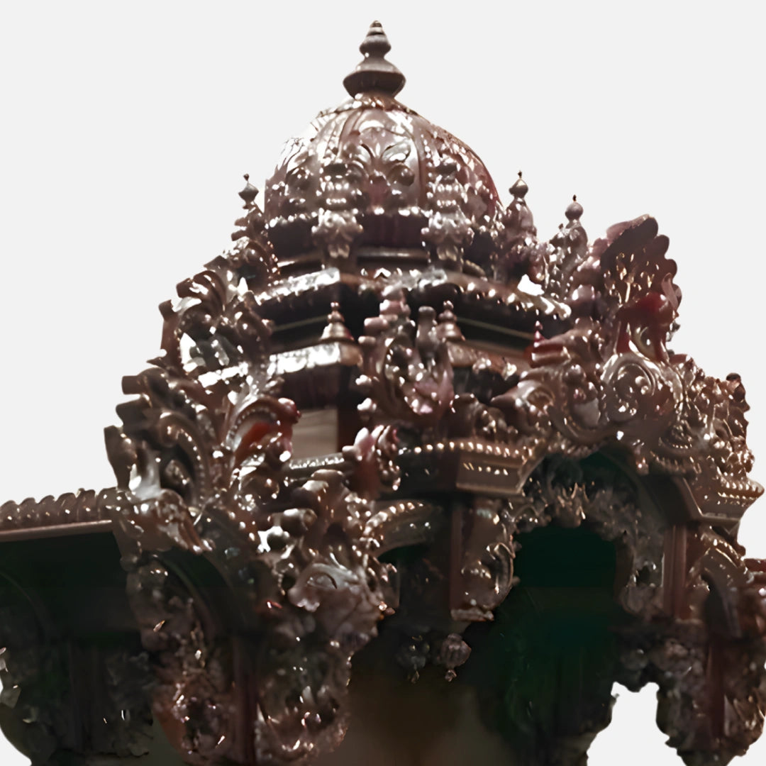 Padmanabha Teak Wood Mandap (Cherry) carving