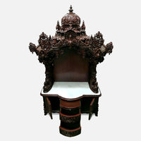 Padmanabha Teak Wood Mandap (Cherry)open drawer view