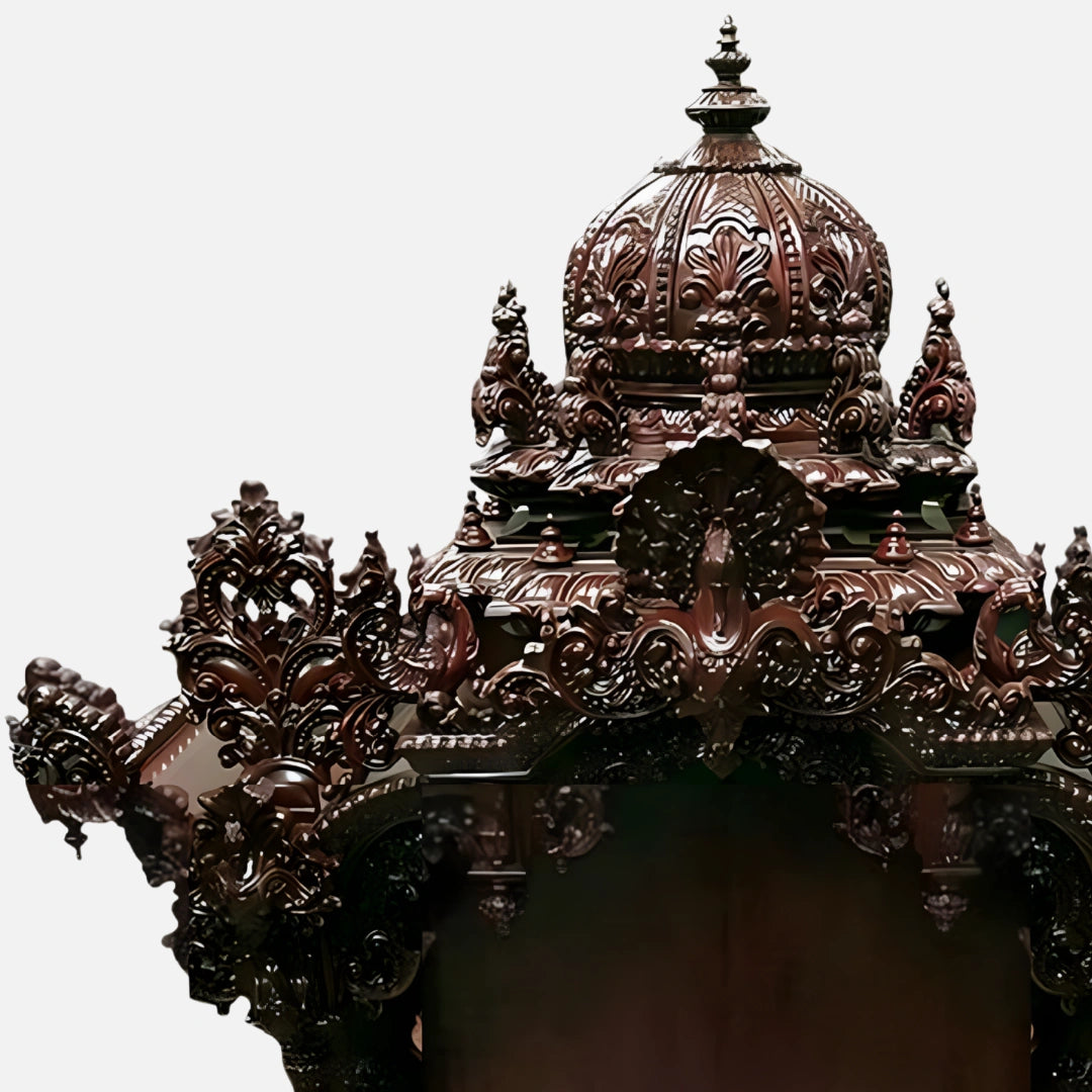 Padmanabha Teak Wood Mandap (Cherry) side dome