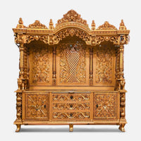Padmashri Teak Wood Mandap (Teak) Font view