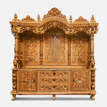 Padmashri Teak Wood Mandap (Teak) Font view