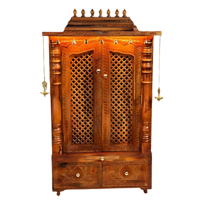Padmavik Sheesham Wood Mandap (Teak) Front view