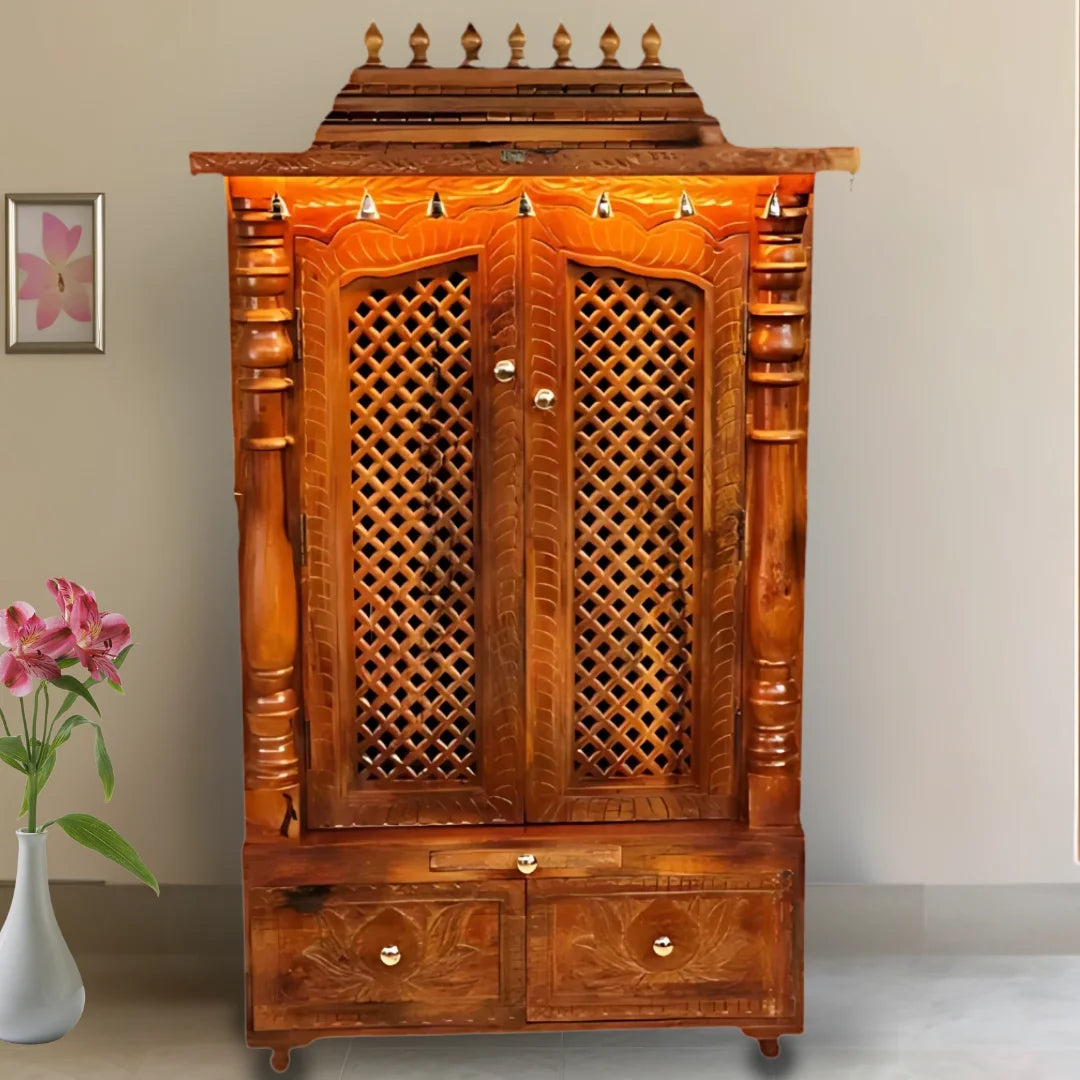 Padmavik Sheesham Wood Mandap (Teak) Lifestyle image