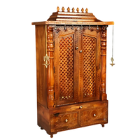 Padmavik Teak Wood Mandap (Teak) Side Angle 