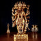 Panchamukhi Hanuman Brass Idol 5 lifestyle view