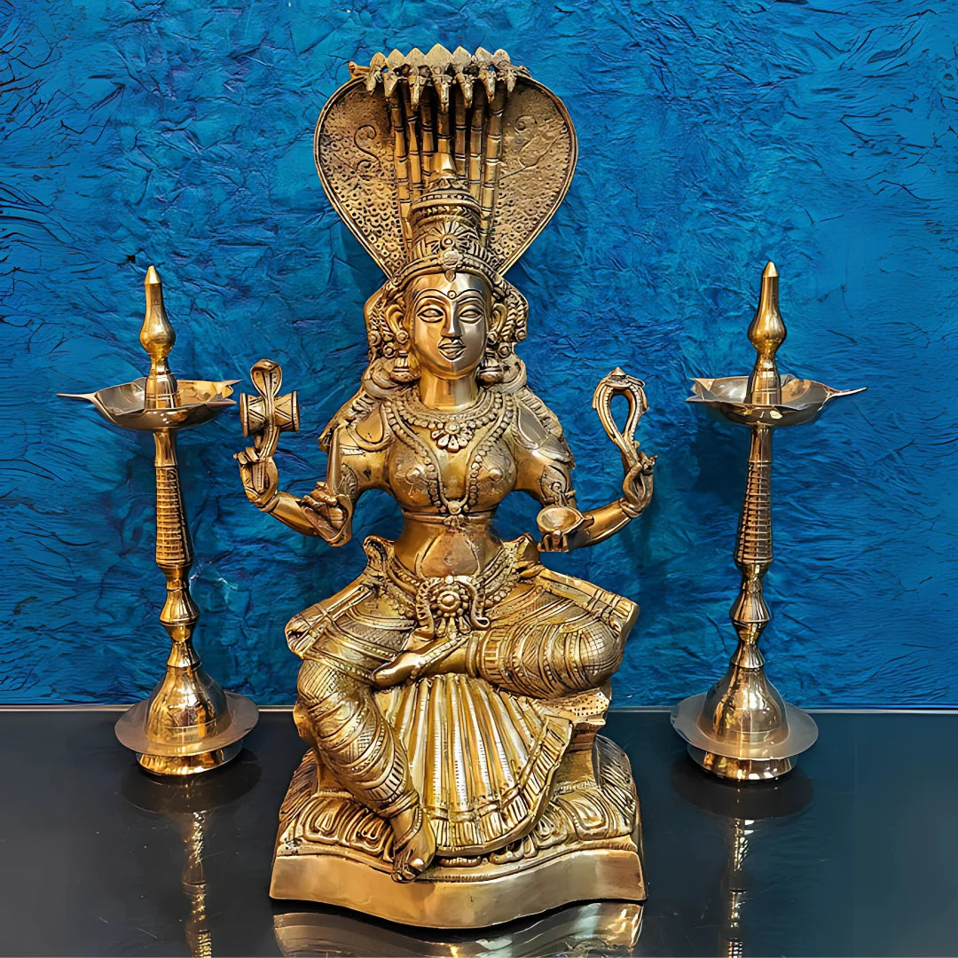 Parvati Brass Idol lifestyle view