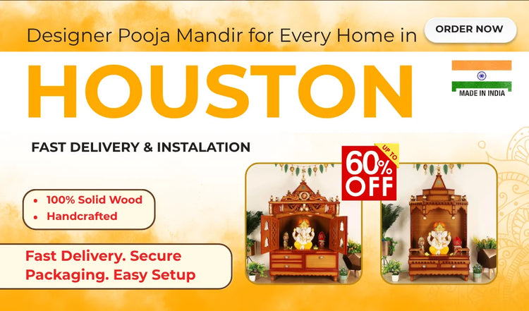 Pooja Mandir for Home in Houston