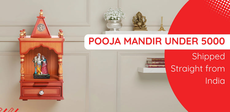 Pooja Mandir under 5000 banner 