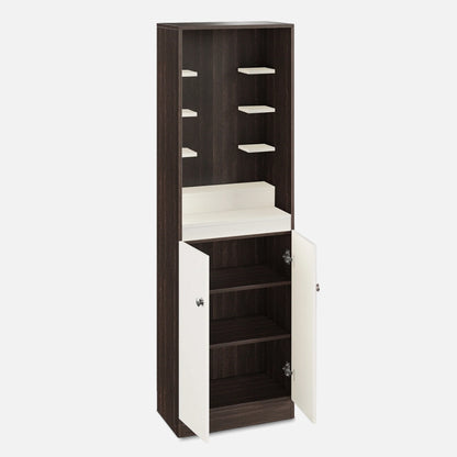 Prabhas Teak Wood Mandap (Wenge White) open door side view 