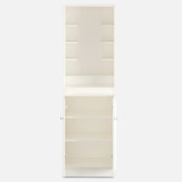 Prabhas Teak Wood Mandap (White) open door front view 