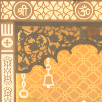 Prabhayan Wooden Corian Mandir (White) zoom view 