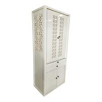 Prakash Dham Teak Wood Mandap (White) side angle