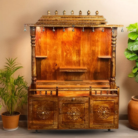 Pranavya Sheesham Wood Mandap (Teak) Lifestyle view