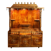 Pranavya Teak Wood Mandap (Teak) Front view