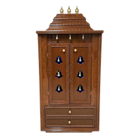 Prarthana Teak Wood Mandap (Cinnamon) front view