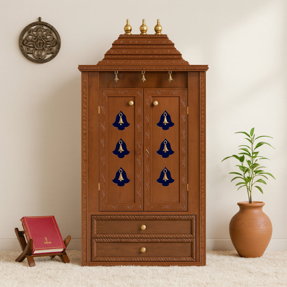Prarthana Teak Wood Mandap (Cinnamon) lifestyle view