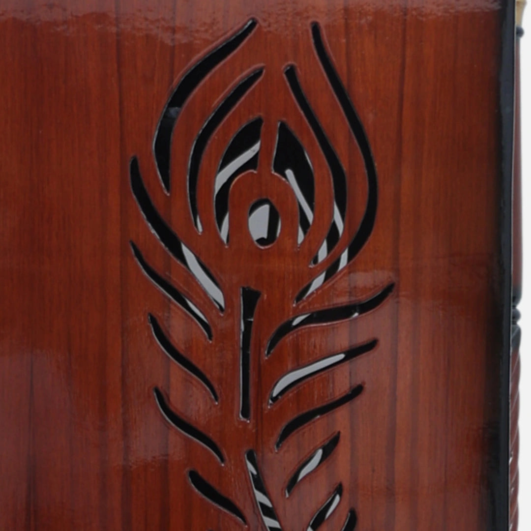 Prarthika Teak Wood Mandap (Brown) close view 