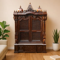 Prarthya Teak Wood Mandap (Brown) life style view