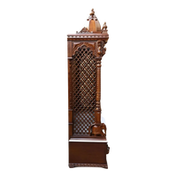 Prarthya Teak Wood Mandap (Brown) side view
