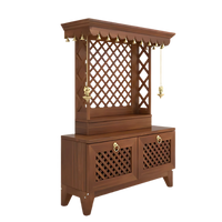 Pravaha Teak Wood Mandir  (Teak) side view