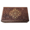 Premium Teakwood Pooja Box (Medium) top view