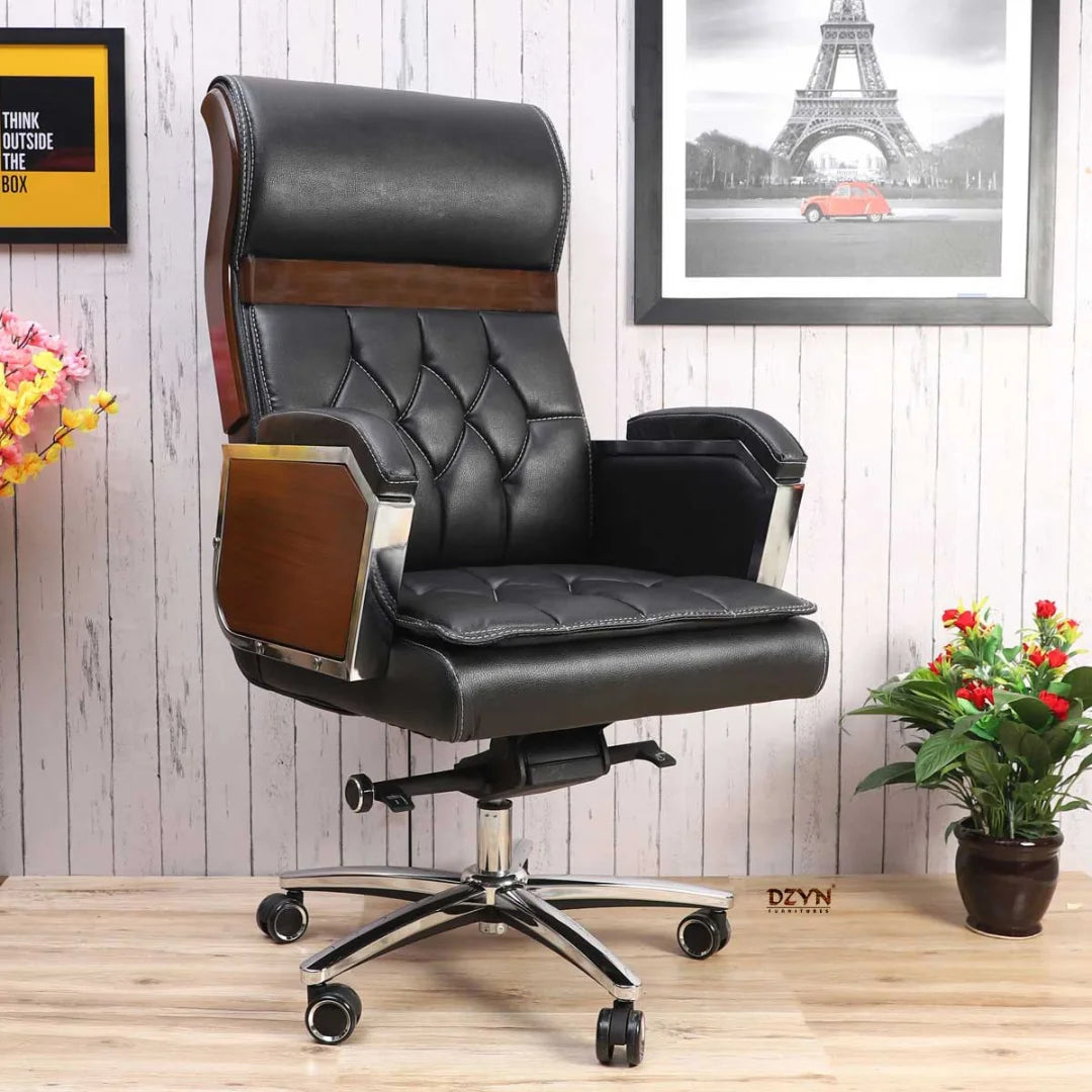 Presidency Recliner Office Executive Chair (Black) Lifestyle Image