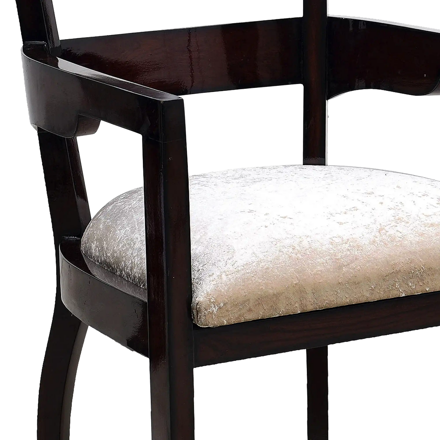 Projakto Teak Wood Living Room Chair in Brown color zoom view cushion