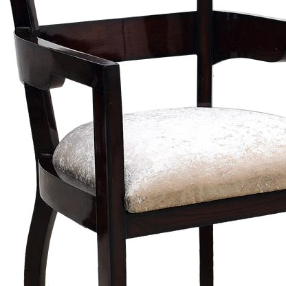 Projakto Teak Wood Living Room Chair in Brown color zoom view cushion