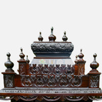 Pushkaram Teak Wood Mandir (Brown)dome view 