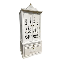 Rajdwar Teak Wood Mandap (White) side view