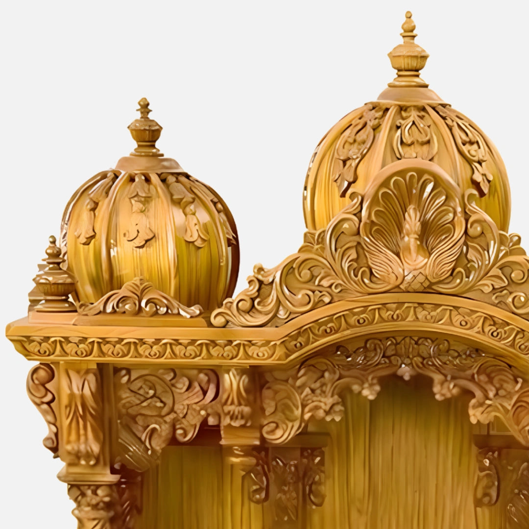 Rameswaram Teak Wood Mandap (Teak)side dome 