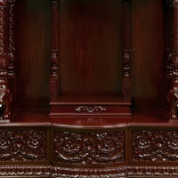  Ranganatha Teak Wood Mandap (Cherry) open pooja space 