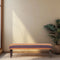 Rangvastra Teak Wood Bench (Brown) Lifestyle view