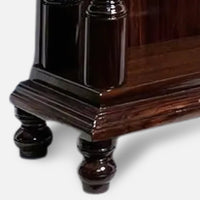 Ratnalekha Teak Wood Mandir (Brown) zoom view 
