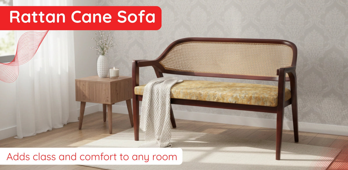 Cane Sofa