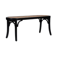 Rattuna Teak Wood Bench Side view