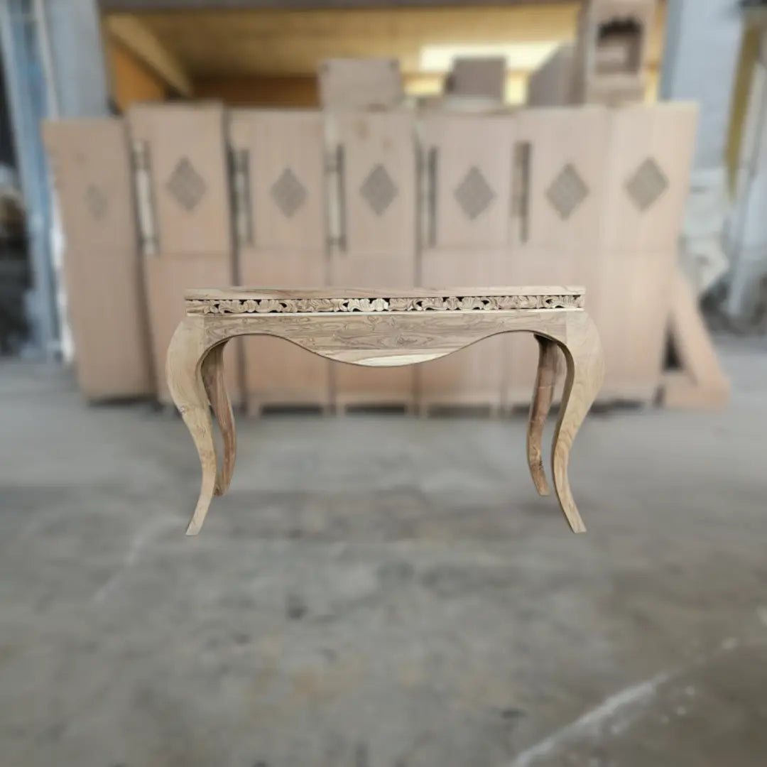 Raw Image of Cazalu Solid Wood Console Table (Teak)