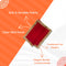 Red Velvet Pooja Aasan with Golden Swastik Border – 18x36.5 Inch speclication view 