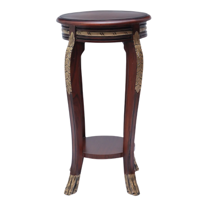 Regal Teak Wood Planter Table (Brown) front view