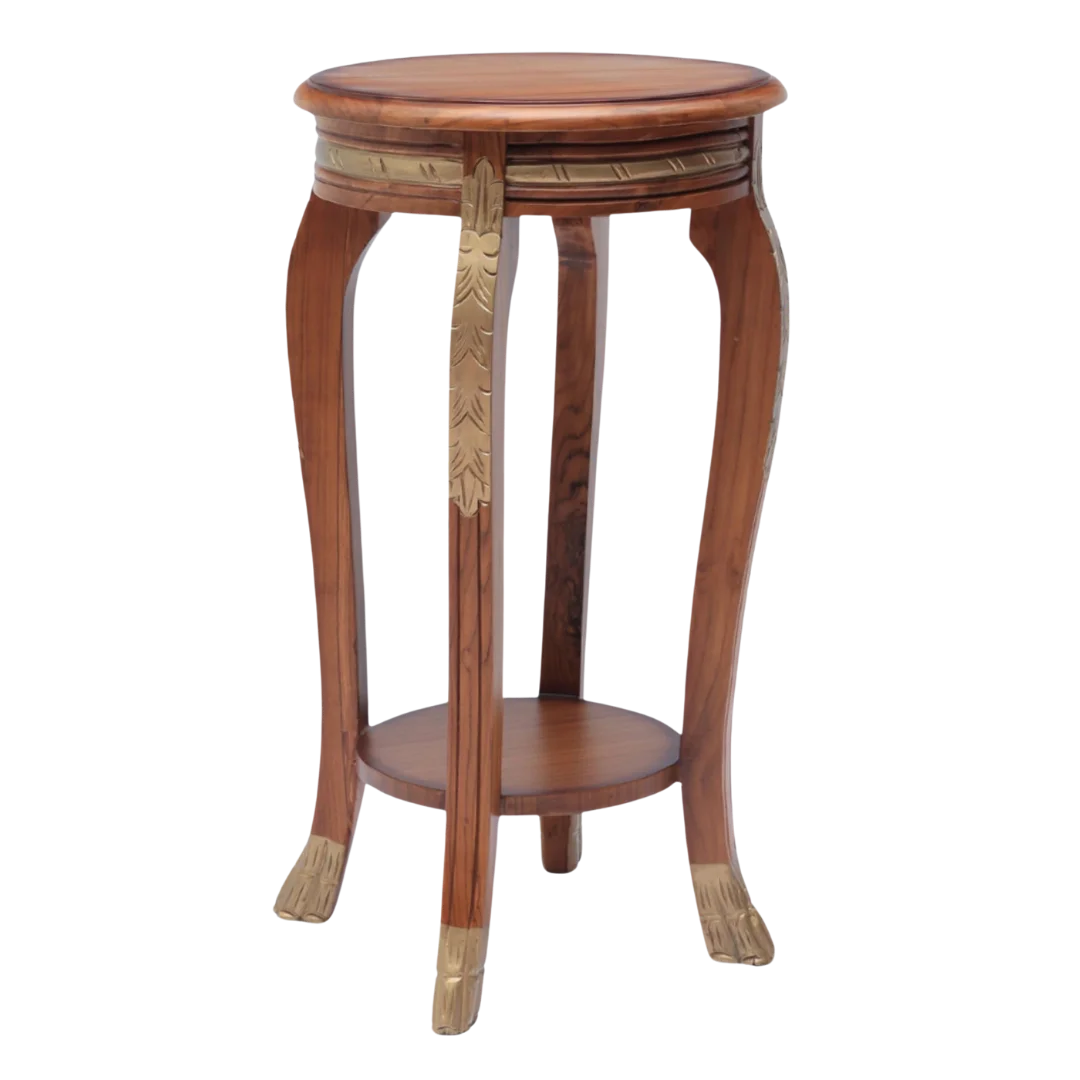 Regal Teak Wood Planter Table View (Teak)