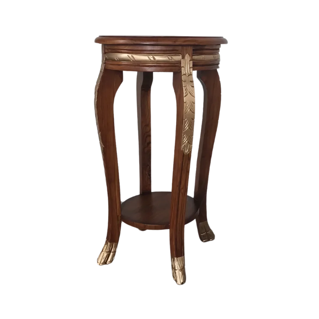 Regal Teak Wood Planter Table (Brown)