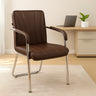 Restry Visitor Chair with Armrest(Brown)