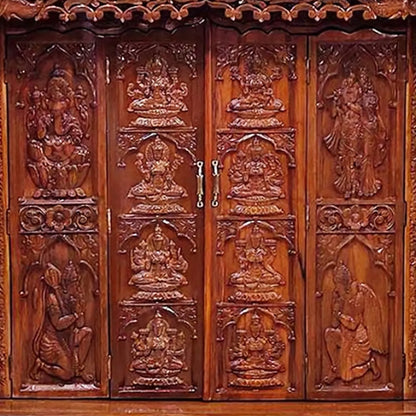 Riddhi Teak Wood Mandir (Teak) zoom view 