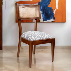 Rovica Teak Wood Dining Chair (Brown)