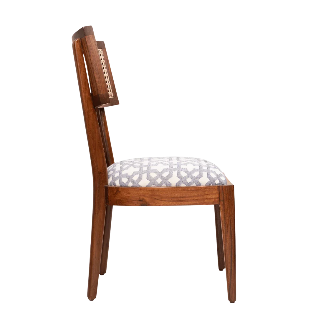 Rovica Teak Wood Dining Chair side view