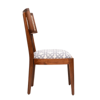 Rovica Teak Wood Dining Chair side view