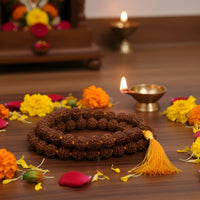 Rudraksha Mala (Medium) lifestyle view 