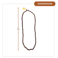 Rudraksha Mala (medium) dimensions
